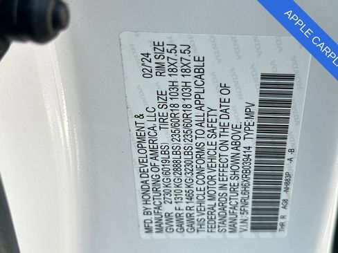 Used 2024 Honda Odyssey EX-L image 35