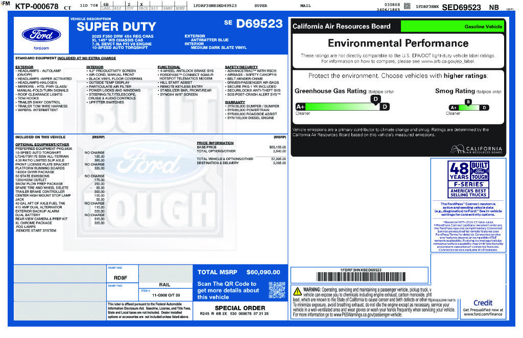 New 2025 Ford F350 XL w/ XL Chrome Package AWD/4WD image 2