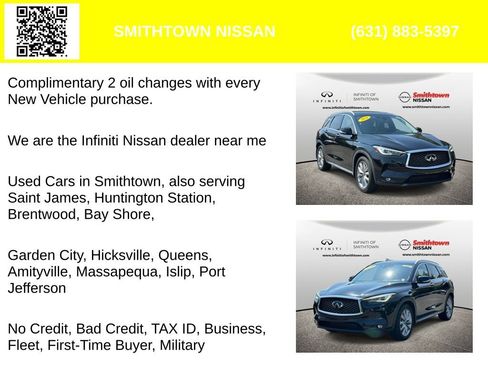Used 2021 INFINITI QX50 Luxe w/ Cargo Package AWD/4WD image 2