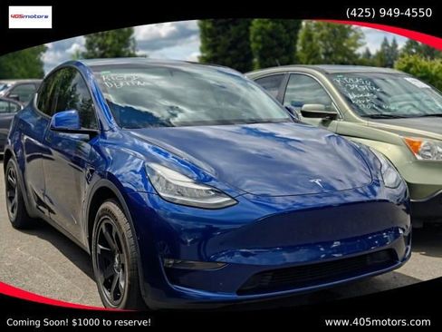 Used 2020 Tesla Model Y Long Range AWD/4WD image 1