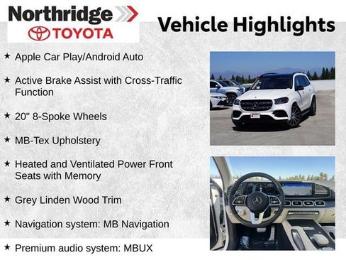 Used 2022 Mercedes-Benz GLS 450 4MATIC image 2