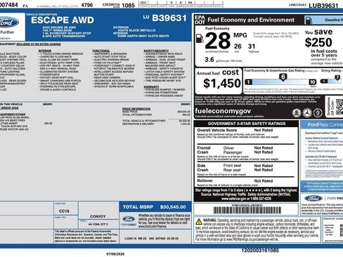 Used 2020 Ford Escape SE AWD/4WD image 10
