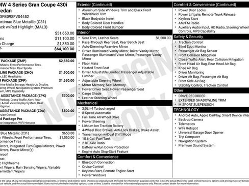 Used 2025 BMW 430i xDrive w/ M Sport Package AWD/4WD image 1