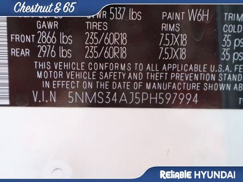 Certified 2023 Hyundai Santa Fe SEL w/ Premium Package FWD image 43
