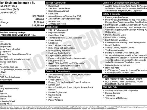 Used 2023 Buick Envision Essence image 5