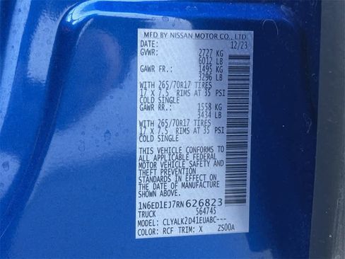 Used 2024 Nissan Frontier Pro-X w/ Pro Convenience Package image 21