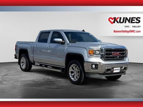 Used 2015 GMC Sierra 1500 SLT w/ SLT Crew Cab Value Package AWD/4WD image 1