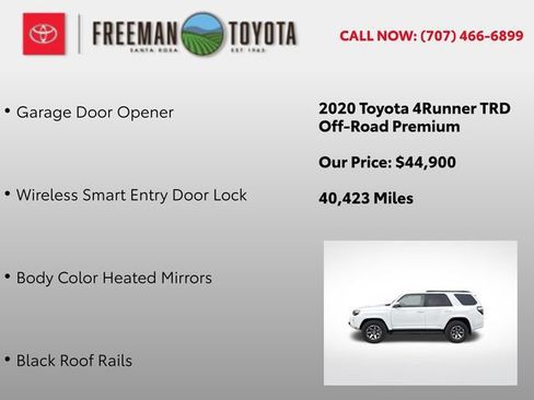 Used 2020 Toyota 4Runner TRD Off-Road Premium AWD/4WD image 10