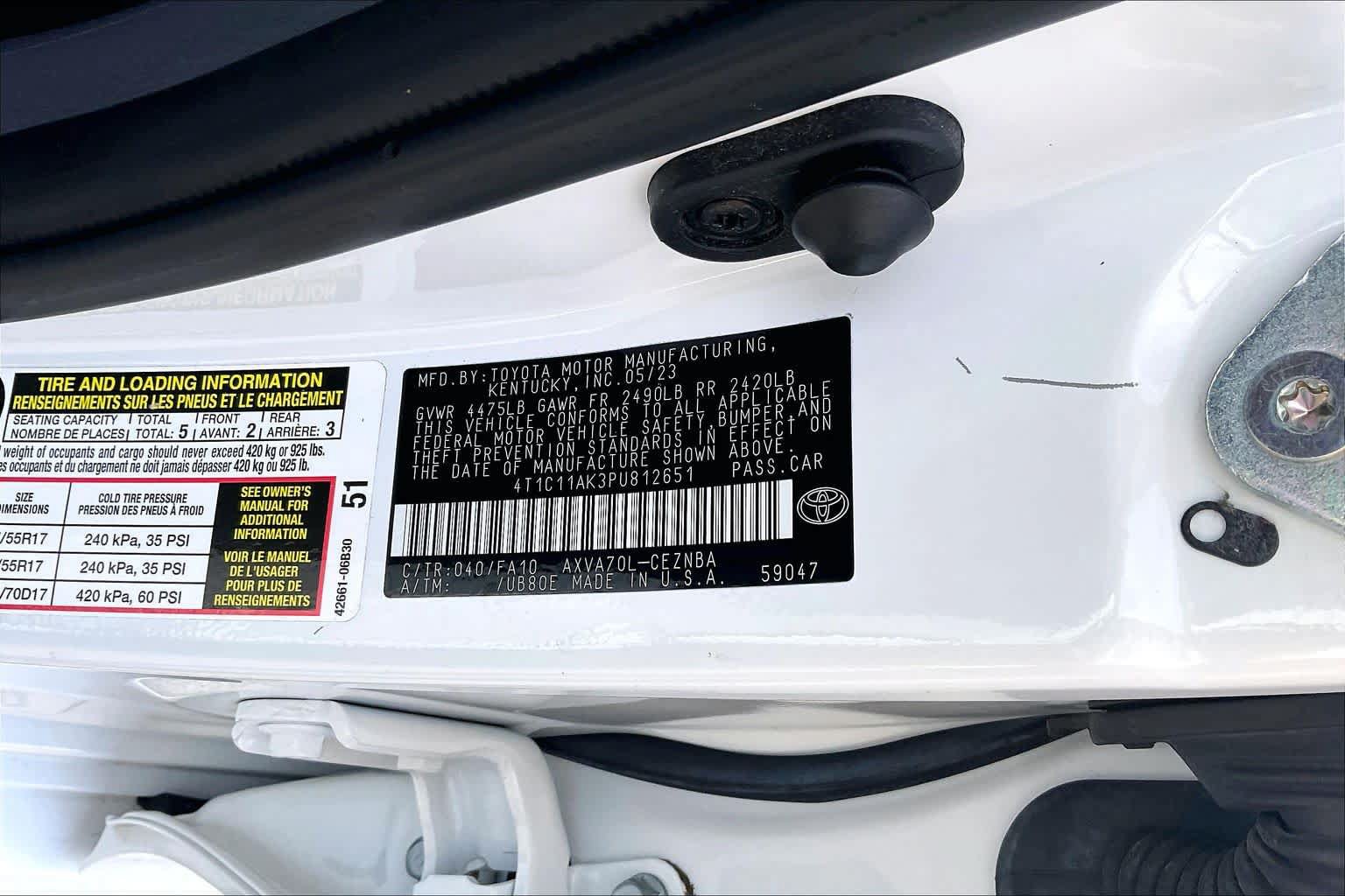 Used 2023 Toyota Camry LE FWD image 33