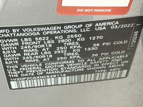 Used 2022 Volkswagen Atlas SE FWD image 40