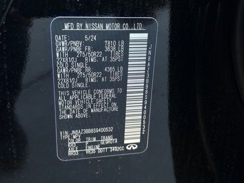 Used 2025 INFINITI QX80 Luxe image 30