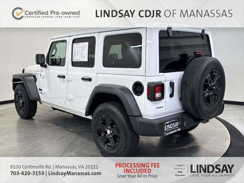 Certified 2021 Jeep Wrangler Unlimited Sport w/ Sun And Sound Package AWD/4WD image 6