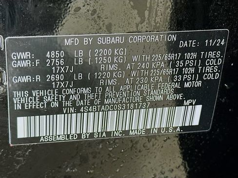Used 2025 Subaru Outback Premium w/ Popular Package #1A AWD/4WD image 34