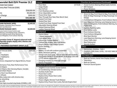 Used 2022 Chevrolet Bolt EUV Premier w/ Sun & Sound Package