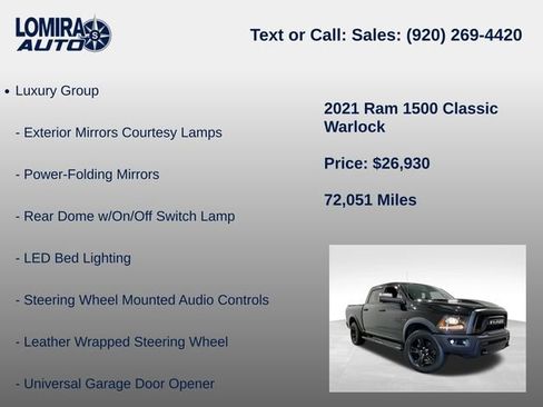 Used 2021 RAM 1500 Warlock AWD/4WD image 33