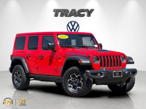 Used 2023 Jeep Wrangler Unlimited Rubicon 4xe w/ Cold Weather Group AWD/4WD image 1