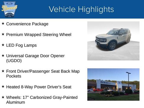 New 2025 Ford Bronco Sport Big Bend w/ Convenience Package image 5