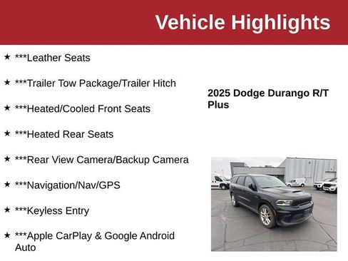 Used 2025 Dodge Durango R/T AWD/4WD image 10