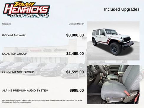 New 2026 Jeep Wrangler Unlimited Sport w/ Dual Top Group AWD/4WD image 7