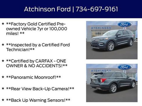 Certified 2023 Ford Explorer Limited w/ Limited Technology Package image 4