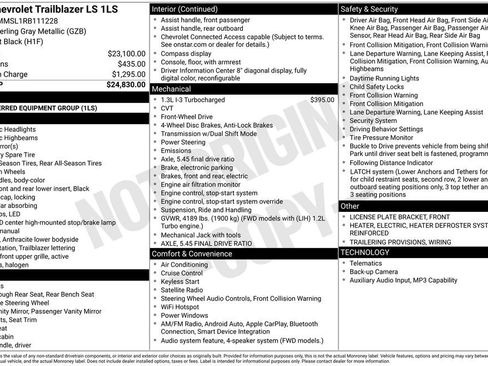 Used 2024 Chevrolet TrailBlazer LS image 4