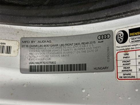 Used 2016 Audi A3 2.0T Premium Plus w/ Premium Plus Package AWD/4WD image 9