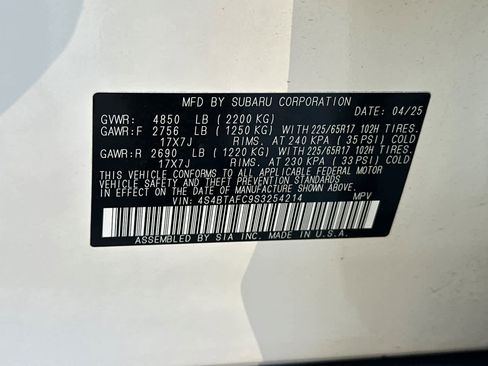 Certified 2025 Subaru Outback Premium w/ Popular Package #1 image 28