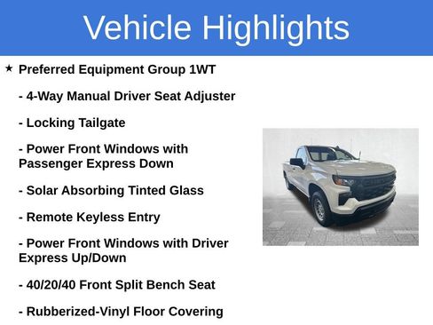Used 2026 Chevrolet Silverado 1500 W/T w/ WT Value Package RWD image 4