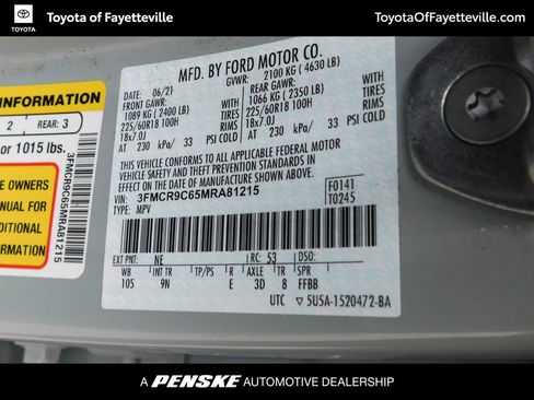 Used 2021 Ford Bronco Sport Outer Banks image 11