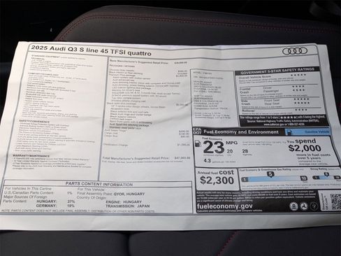 New 2025 Audi Q3 2.0T Premium Plus image 18