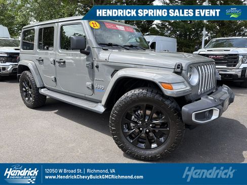 Used 2021 Jeep Wrangler Unlimited Sahara w/ Dual Top Group image 1