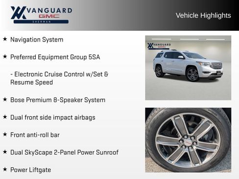 Used 2019 GMC Acadia Denali w/ Technology Package FWD image 5