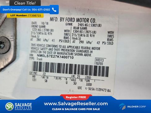 Used 2019 Ford Transit Connect XL image 17