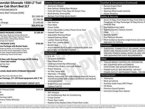 Used 2021 Chevrolet Silverado 1500 LT Trail Boss w/ Convenience Package II image 21