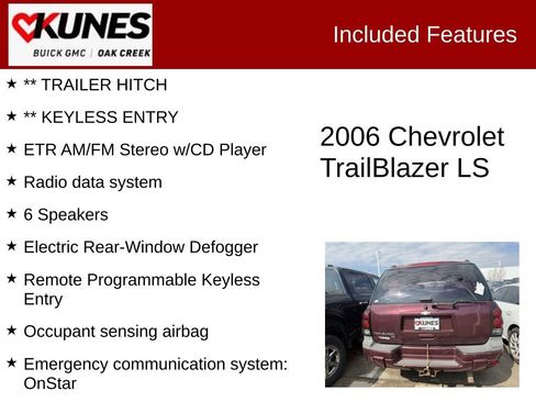 Used 2006 Chevrolet TrailBlazer LS image 2