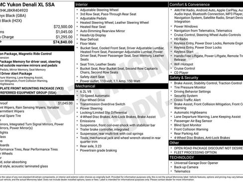 Used 2019 GMC Yukon XL Denali image 33