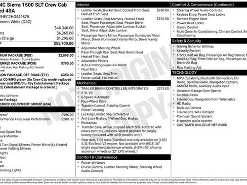 Used 2017 GMC Sierra 1500 SLT w/ SLT Premium Package AWD/4WD image 5