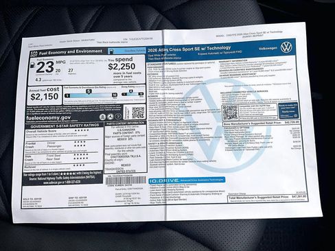 New 2026 Volkswagen Atlas Cross Sport SE FWD image 18