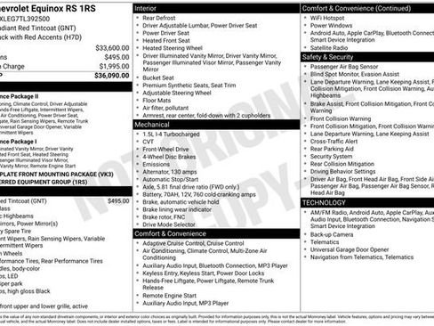New 2026 Chevrolet Equinox RS FWD image 15