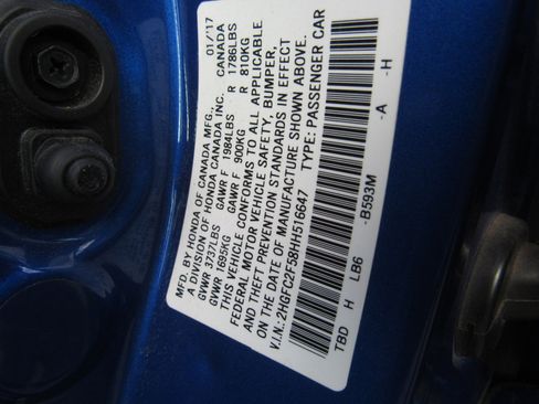 Used 2017 Honda Civic LX image 6