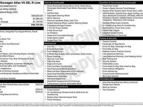 Used 2021 Volkswagen Atlas SEL R-Line image 6