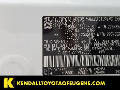 Used 2024 Toyota RAV4 XLE AWD/4WD image 10