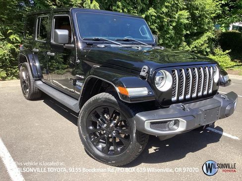 Used 2021 Jeep Wrangler Unlimited Sahara w/ Safety Group AWD/4WD image 1