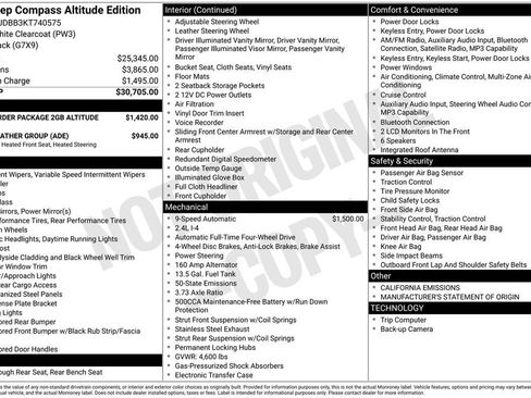 Used 2019 Jeep Compass Altitude image 41