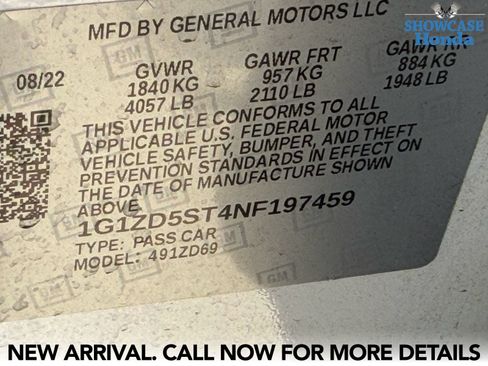 Used 2022 Chevrolet Malibu LT FWD image 15