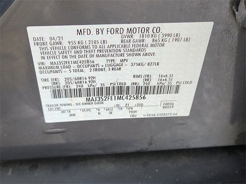 Used 2021 Ford EcoSport S image 15