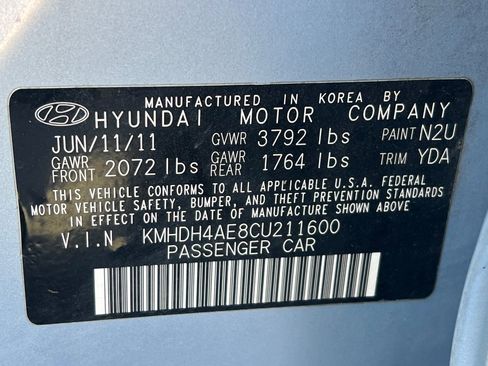 Used 2012 Hyundai Elantra Limited w/ Technology Pkg 5 image 25