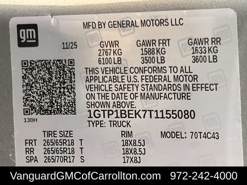 New 2026 GMC Canyon Elevation w/ Convenience Package RWD image 28
