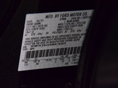 Used 2025 Ford Mustang Mach-E Premium AWD/4WD image 18