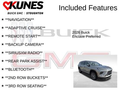 New 2026 Buick Enclave Preferred w/ Power Package